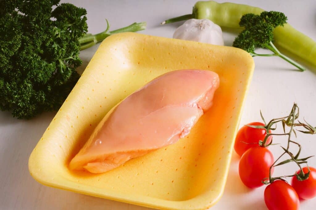 離乳中期の調理方法3：鶏肉（ささみ）