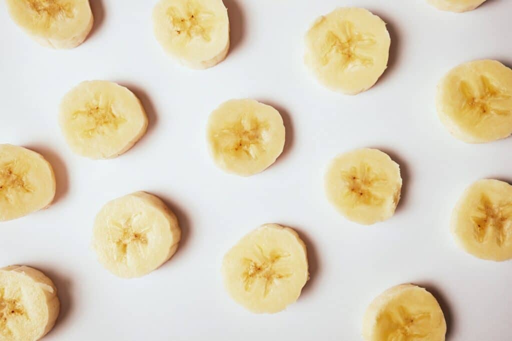 おすすめの冷凍保存方法3：輪切りのバナナを冷凍